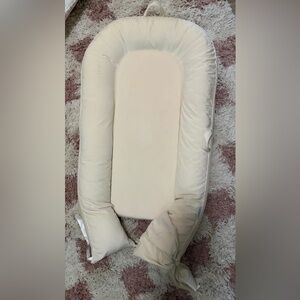 Cream Infant Lounger Pillow - Soft Cozy Nest